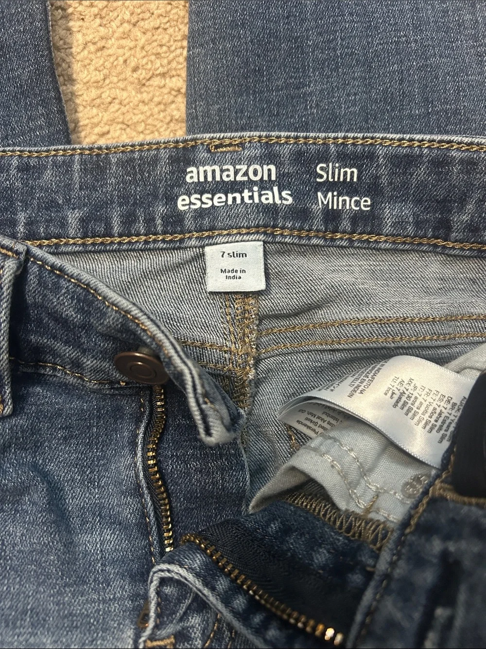 Kids Straight-Leg Jeans in Indigo Blue